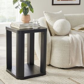 Juliet End Table,Rich Black Finish